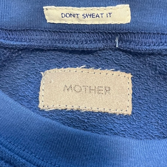 MOTHER | the drop square cinch sweatshirt sun trip | XS - Picture 6 of 8